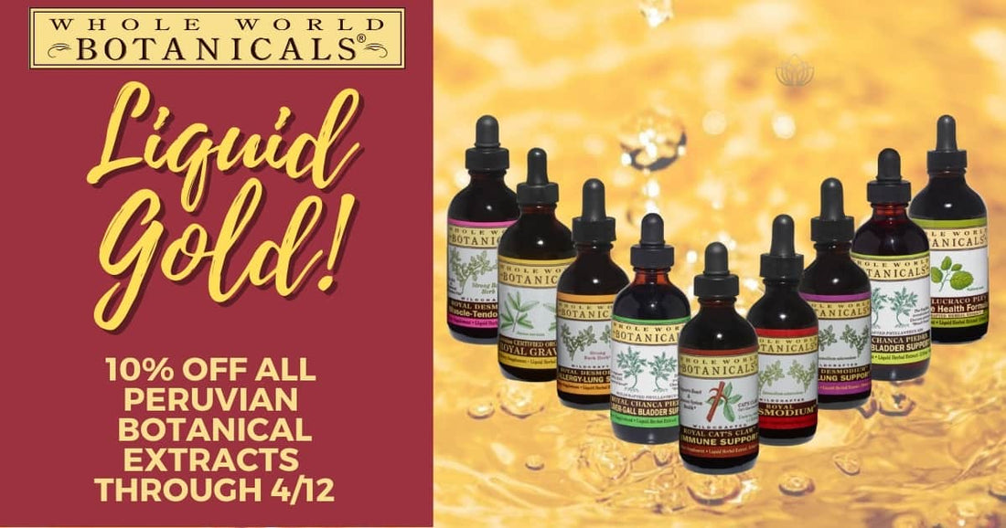 Flowingly Extracts The Power of WWB’s Peruvian Botanical Extracts - Whole World Botanicals