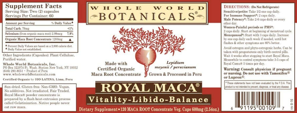 
                      
                        Royal Maca® Vitality-Libido-Balance Caps
                      
                    