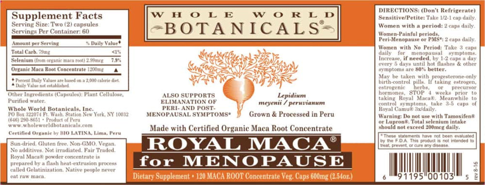 
                      
                        Royal Maca® for Menopause
                      
                    